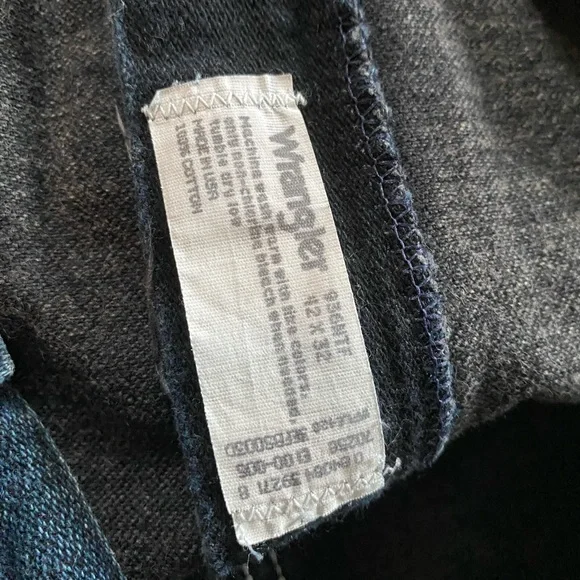 Wrangler 936NTF Cowboy Cut Slim Fit Jeans Mens 42x32 Firewash Dark Indigo NWT - Picture 7 of 10